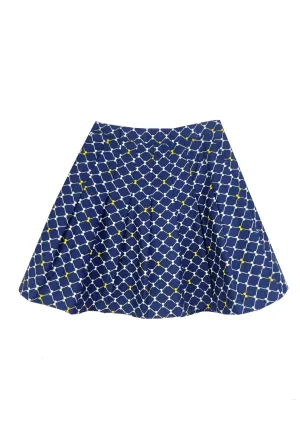 SAMPLE - The Classic Pleated Tennis Skirt - Navy Bows