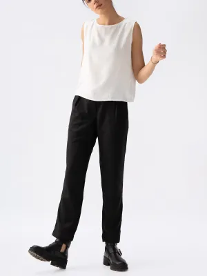 SHELL Top Vanilla White