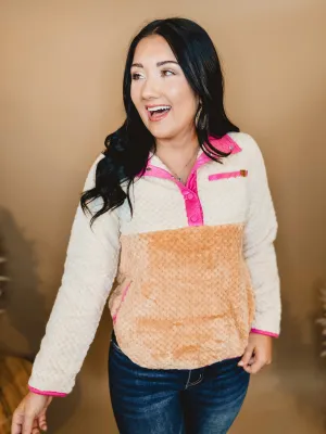 Simply Southern Simply Soft Pullover - Honey/Pink
