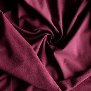 Spiced Plum Dry-Flex Fleece Back Knit Fabric - 19" Remnant