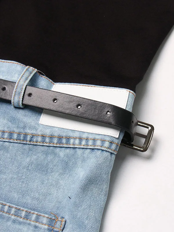 Split-Joint Flared Pants High Waisted Jean Pants Bottoms