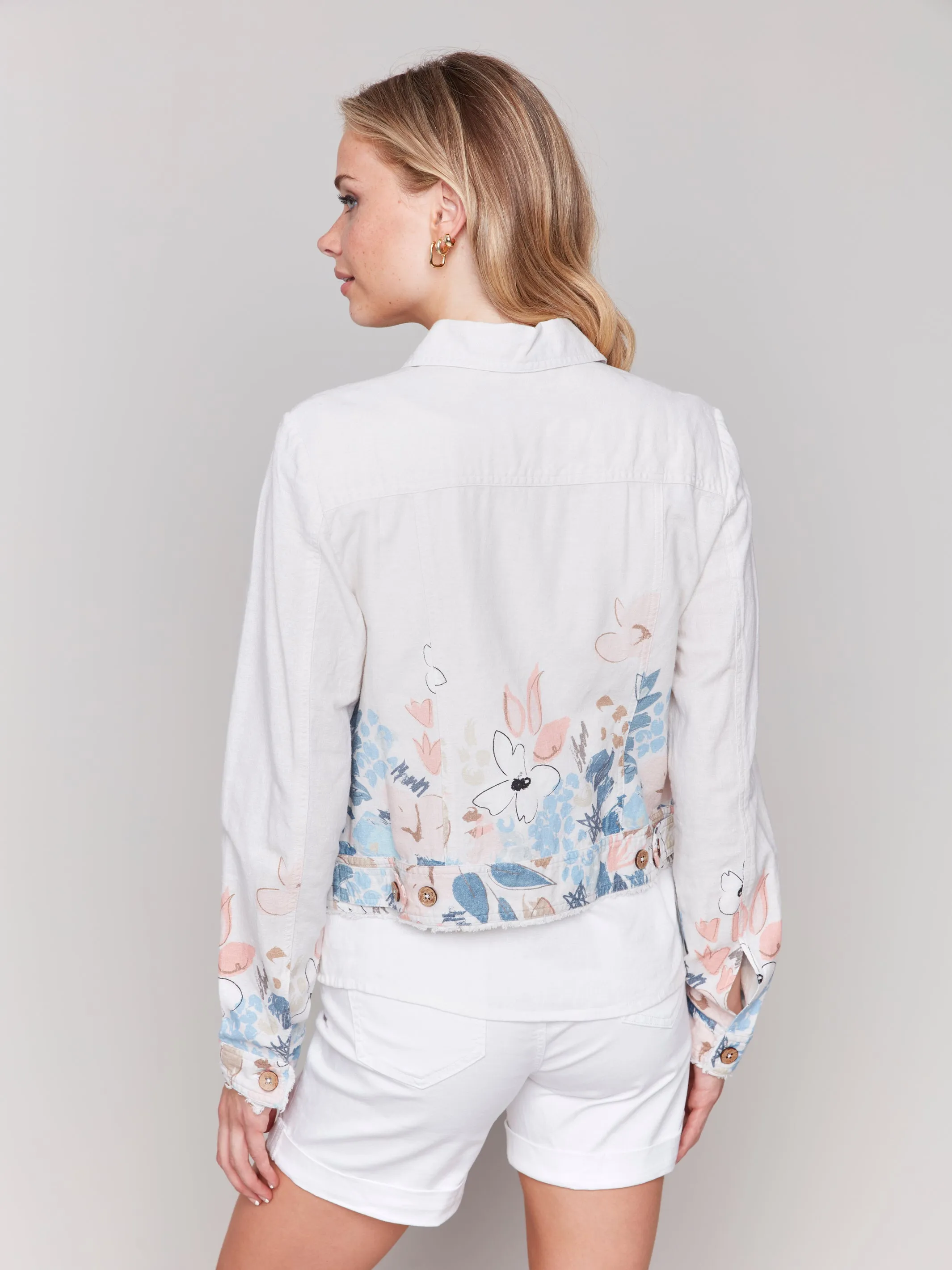 SUPERNOVA BORDER FLORAL JACKET