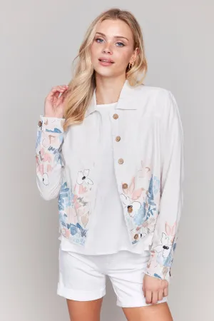 SUPERNOVA BORDER FLORAL JACKET