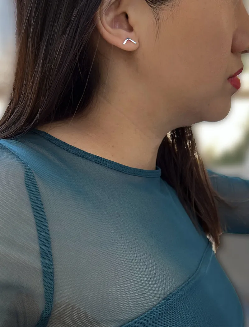 TRILL 2-Way Sterling Silver Earring Jackets