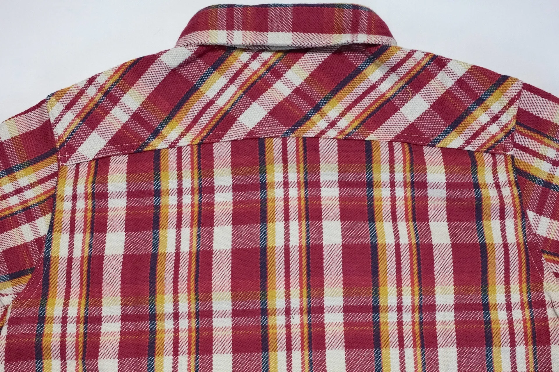 UES 14oz Heavyweight Selvage Flannel Workshirt (Autumn Red)