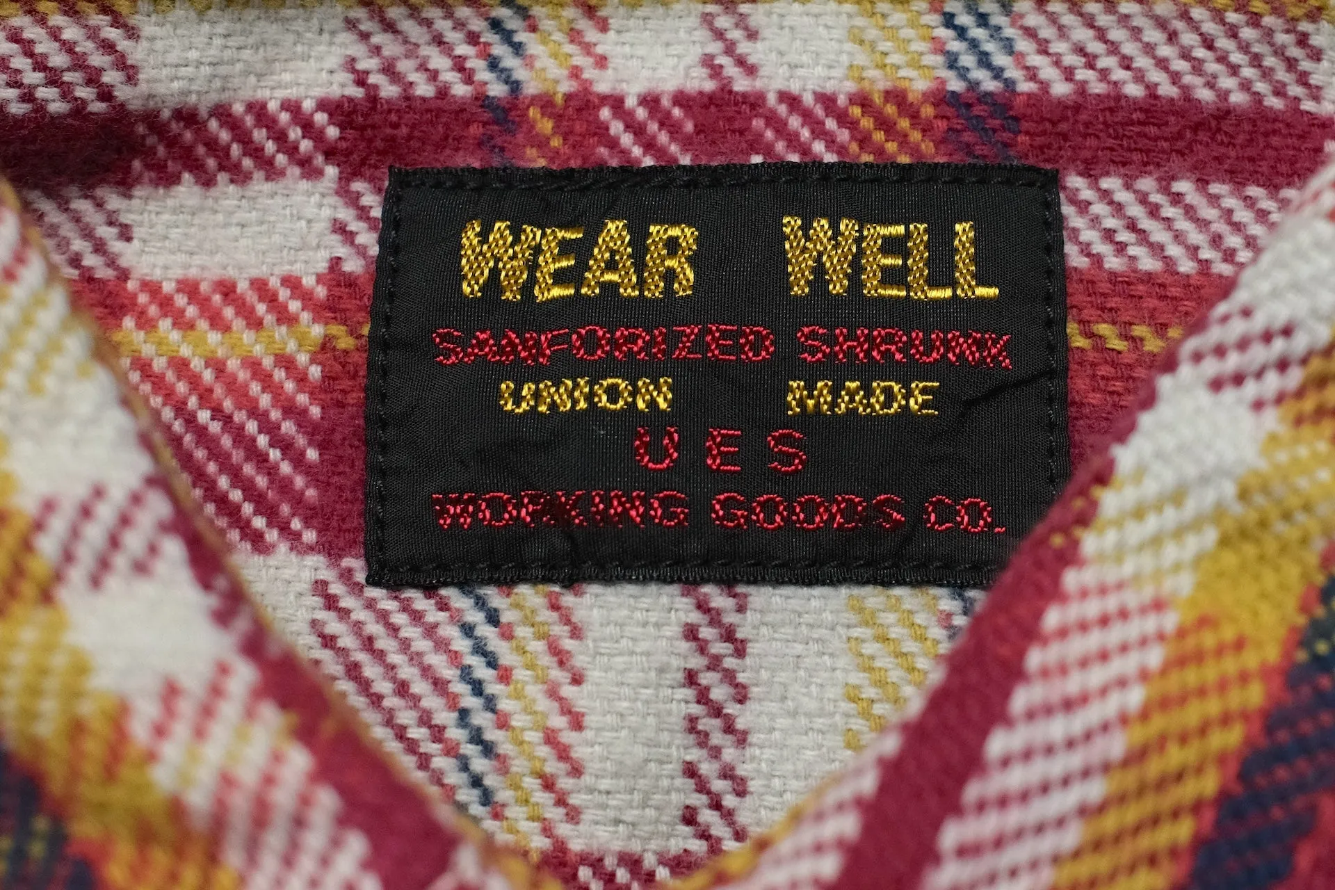UES 14oz Heavyweight Selvage Flannel Workshirt (Autumn Red)