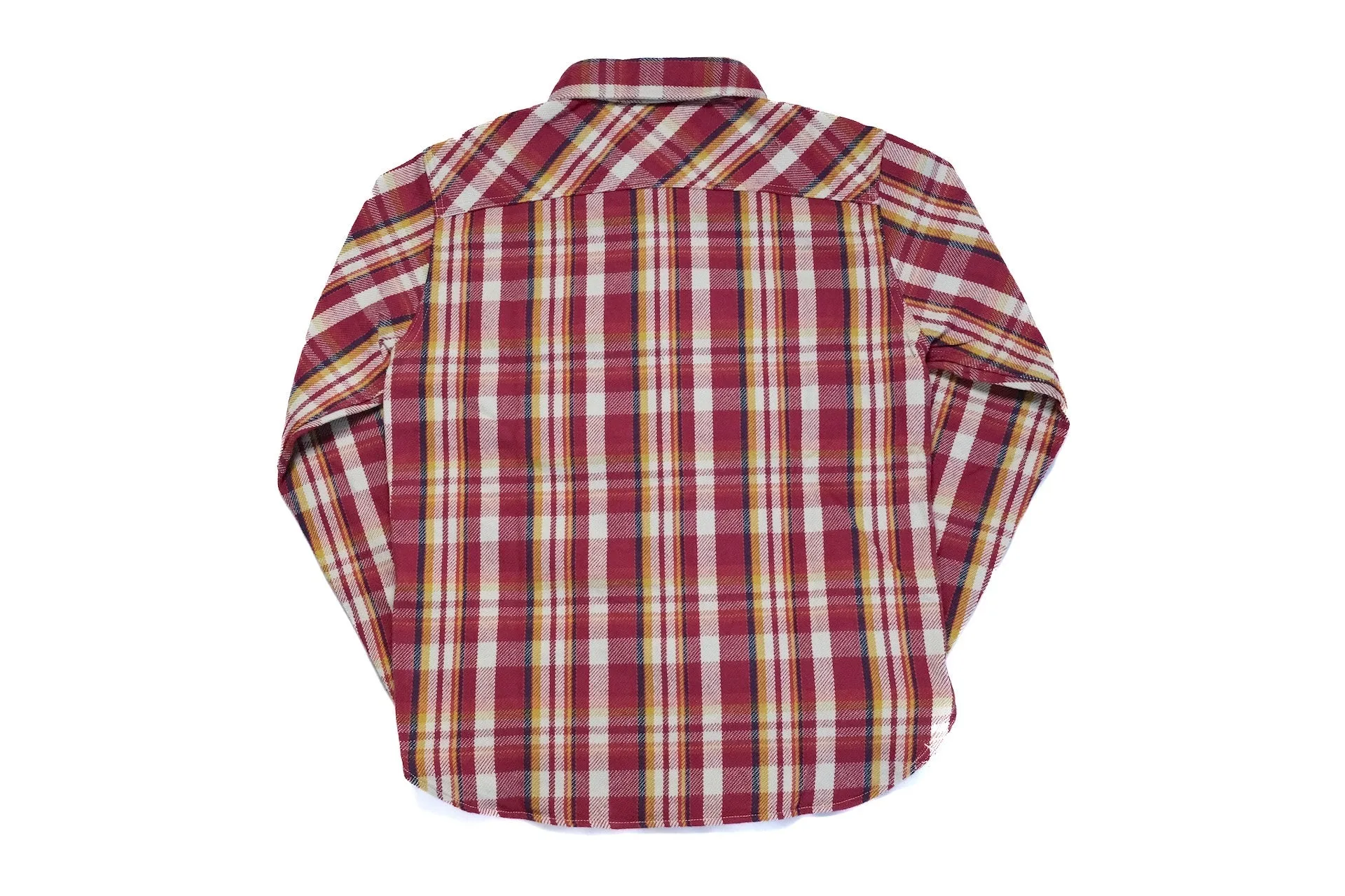 UES 14oz Heavyweight Selvage Flannel Workshirt (Autumn Red)