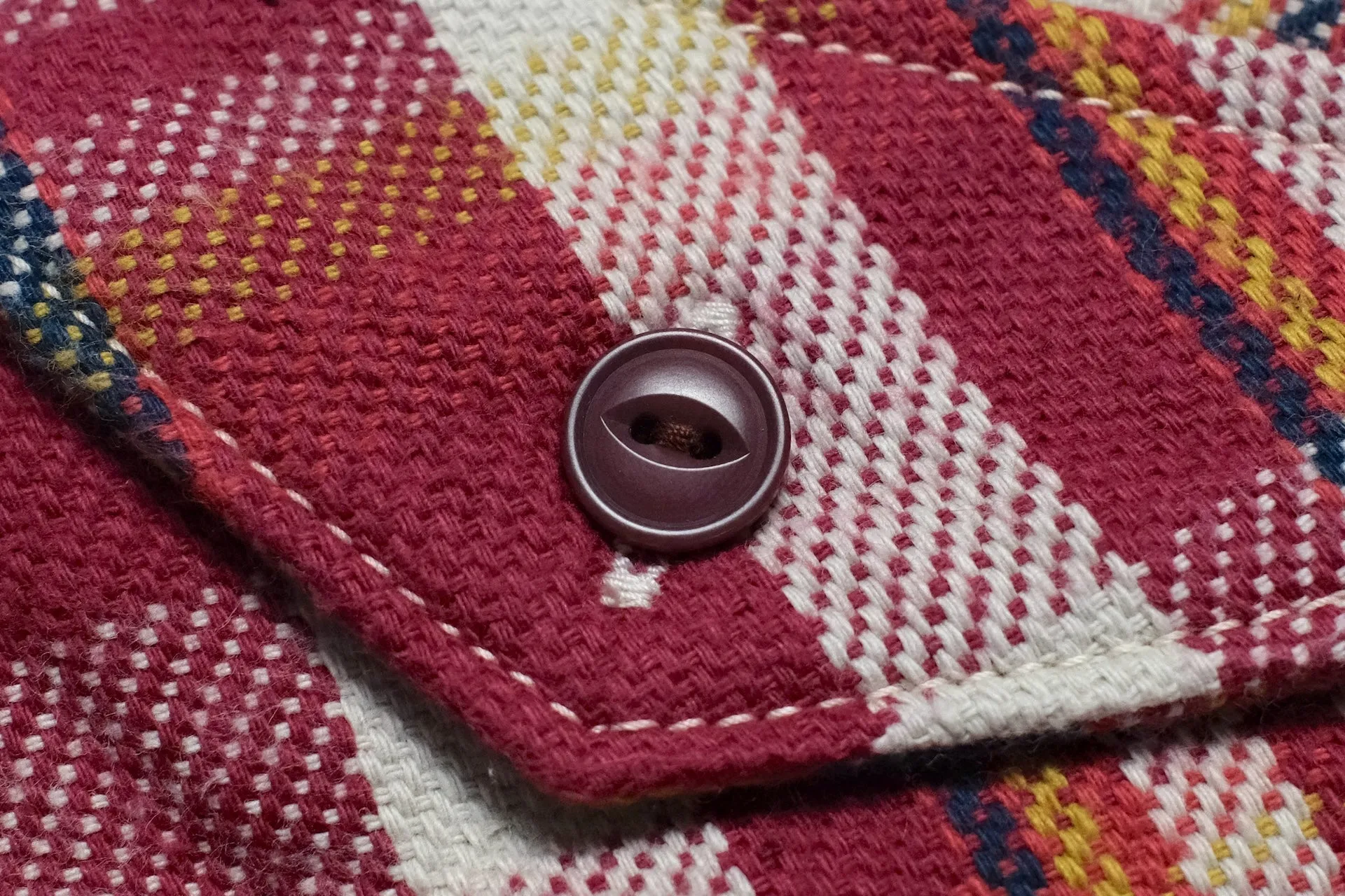 UES 14oz Heavyweight Selvage Flannel Workshirt (Autumn Red)