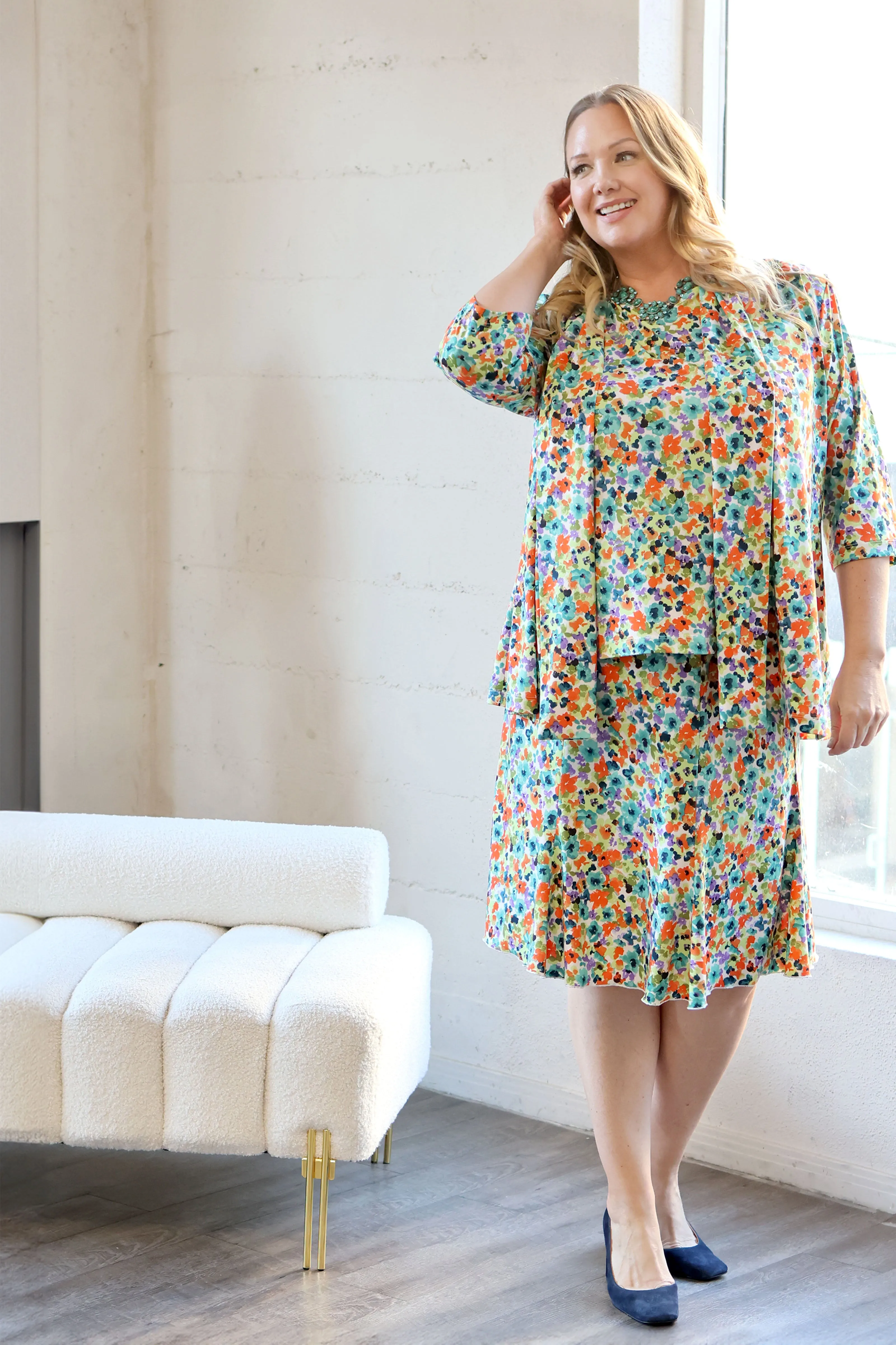 Vikki Vi Jersey Monet Flip Skirt