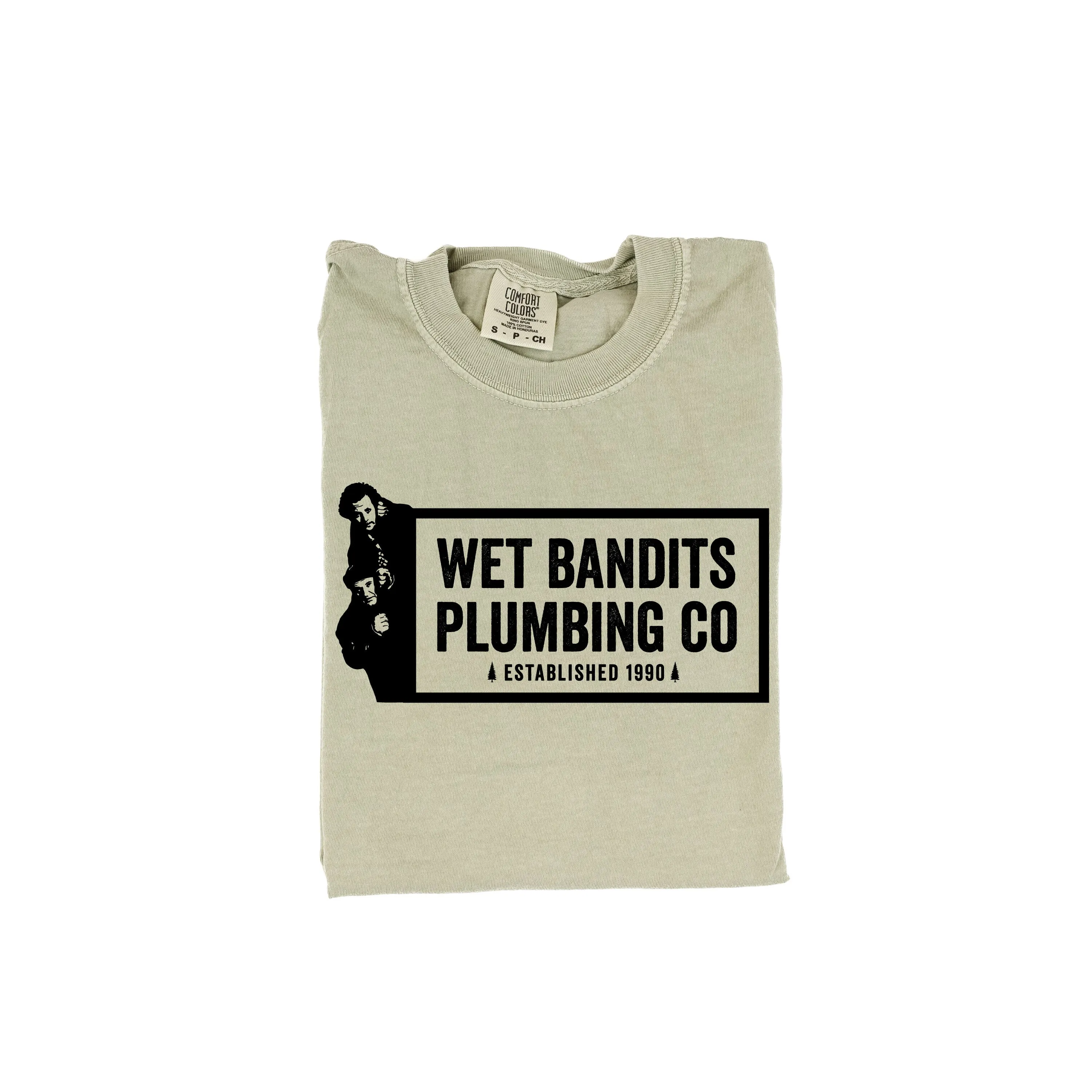 Wet Bandits Plumbing Co. - Comfort Colors Tee