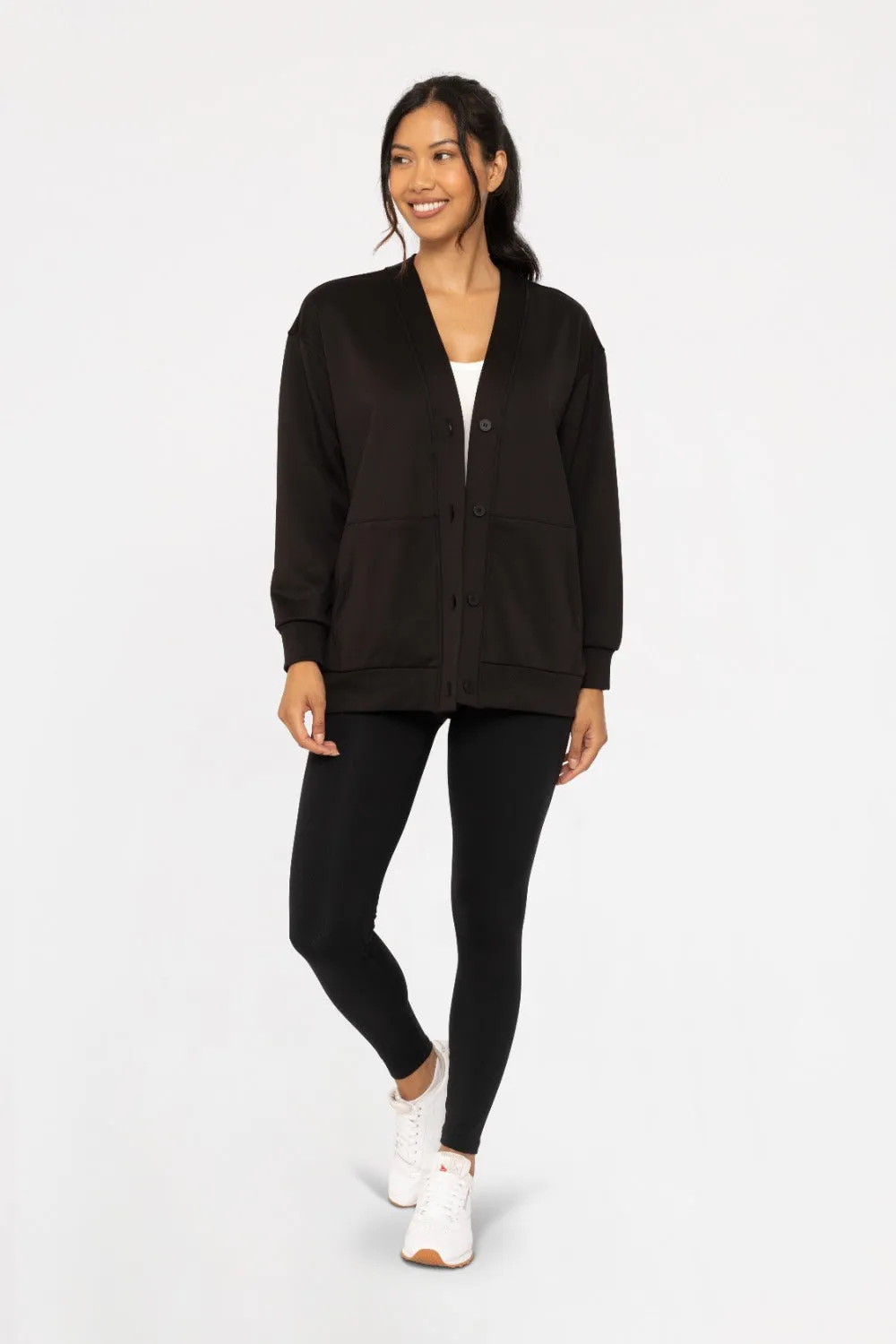 Whatever You Do Cardigan - Black