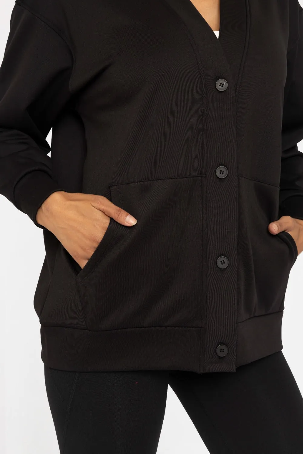 Whatever You Do Cardigan - Black