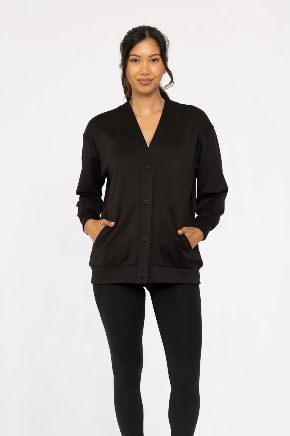 Whatever You Do Cardigan - Black