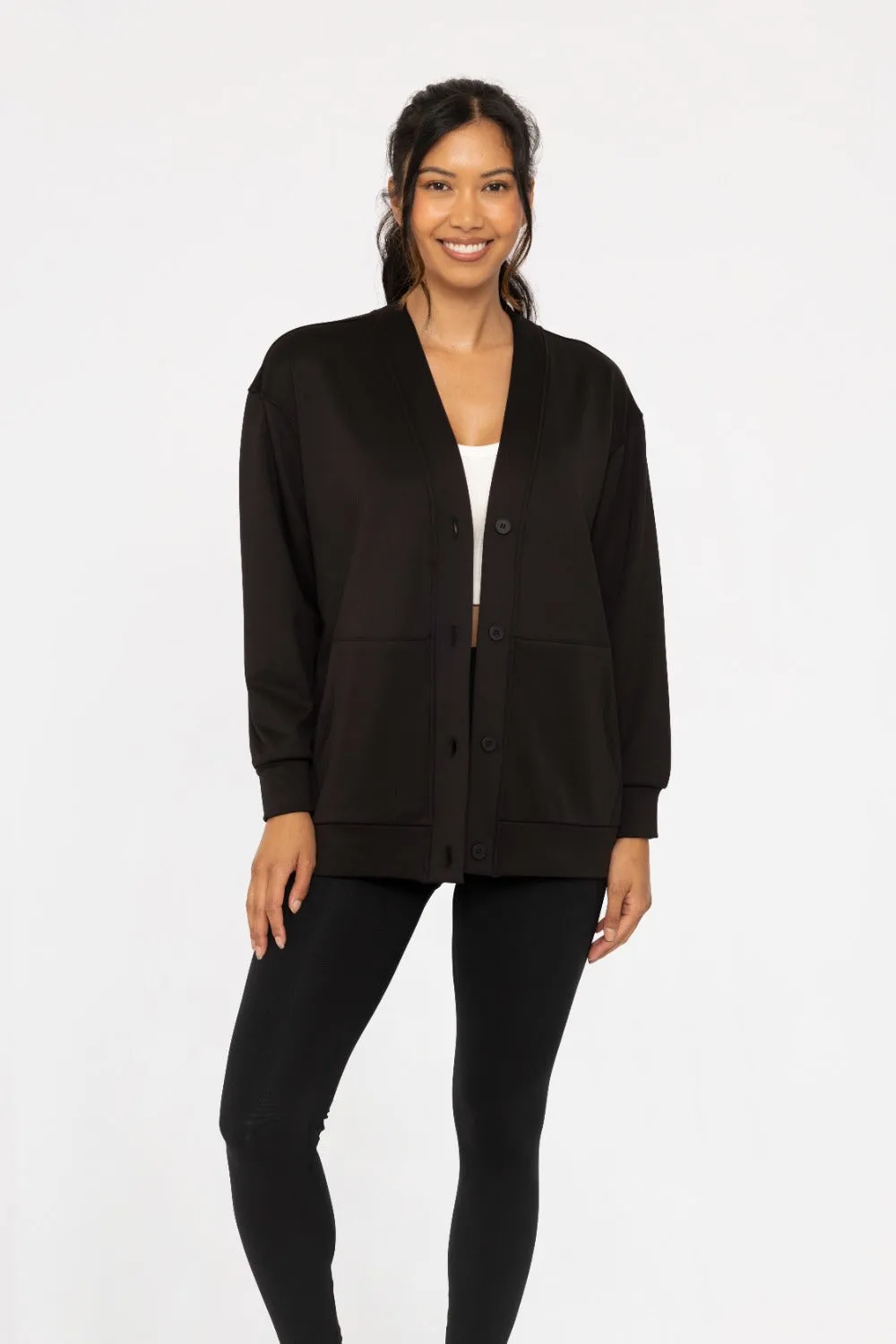 Whatever You Do Cardigan - Black