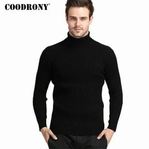 Winter Thick Warm Cashmere Sweater Men Sweaters Slim Fit Pullover