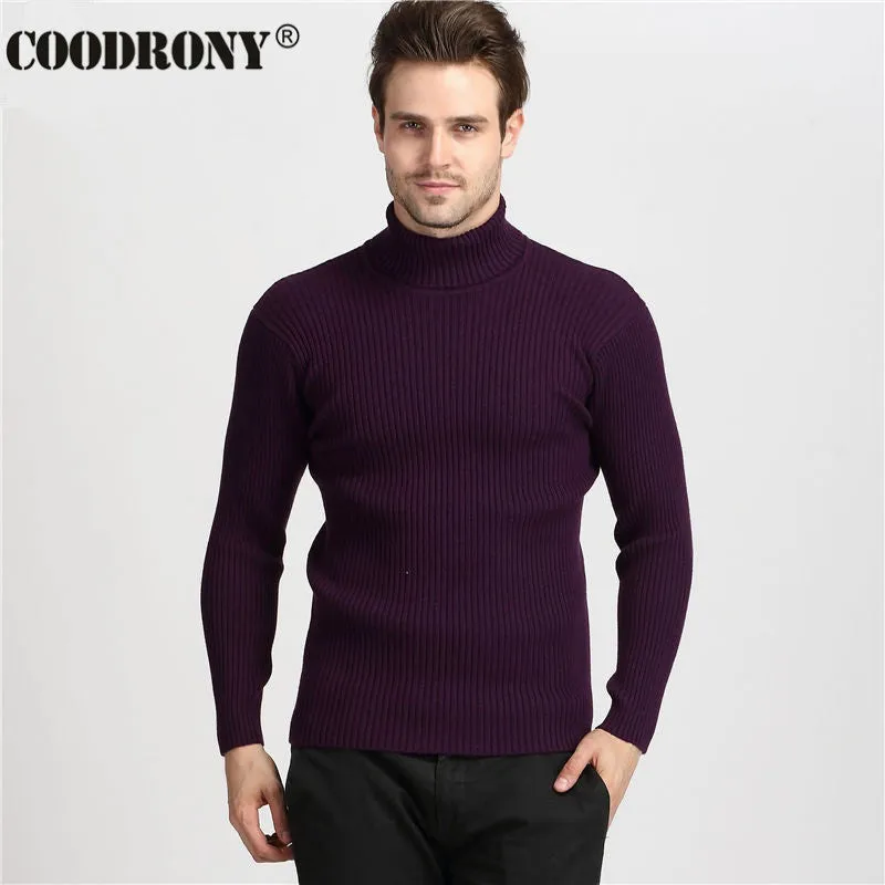 Winter Thick Warm Cashmere Sweater Men Sweaters Slim Fit Pullover