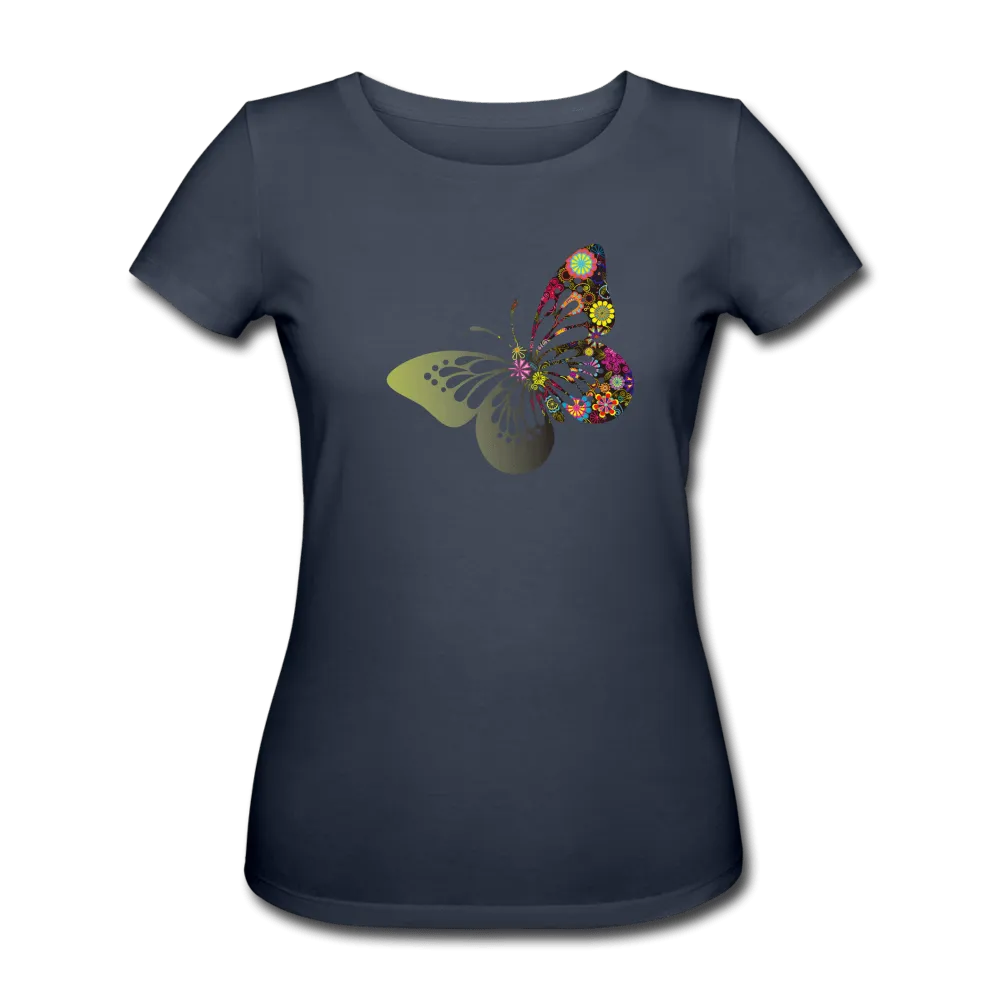 WOMEN'S BUTTERFLY ORGANIC COTTON T-SHIRT