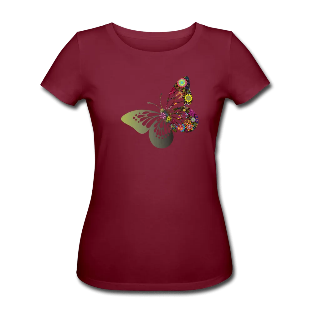 WOMEN'S BUTTERFLY ORGANIC COTTON T-SHIRT