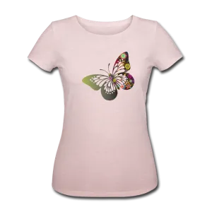 WOMEN'S BUTTERFLY ORGANIC COTTON T-SHIRT