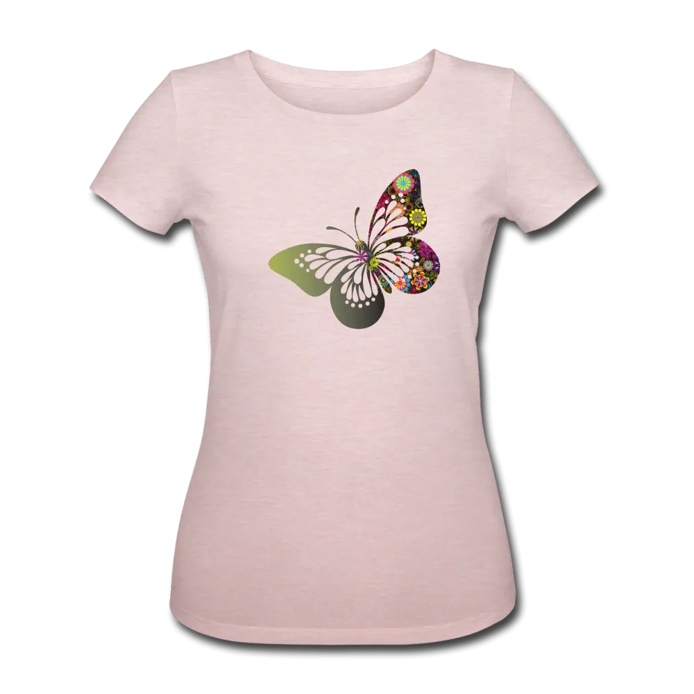 WOMEN'S BUTTERFLY ORGANIC COTTON T-SHIRT