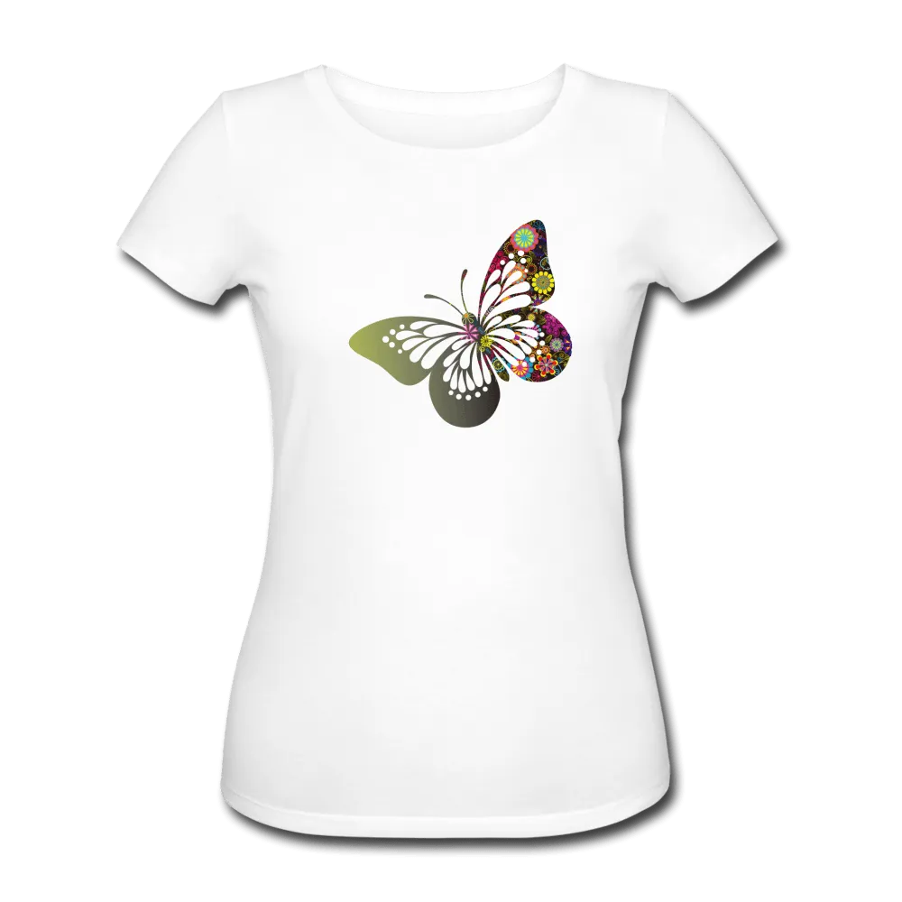 WOMEN'S BUTTERFLY ORGANIC COTTON T-SHIRT