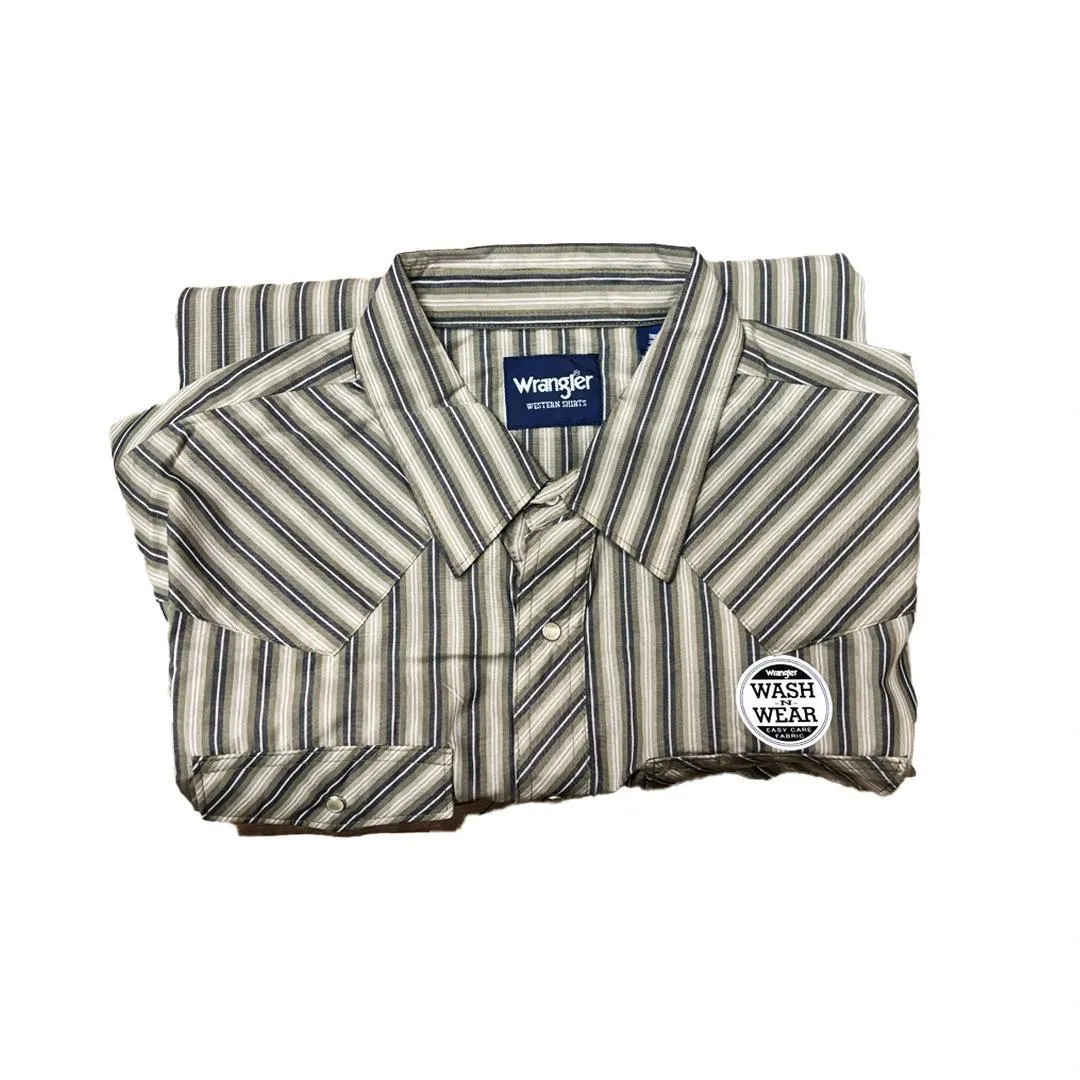 Wrangler Men's Plaid Classic Western Shirt Various Colours
