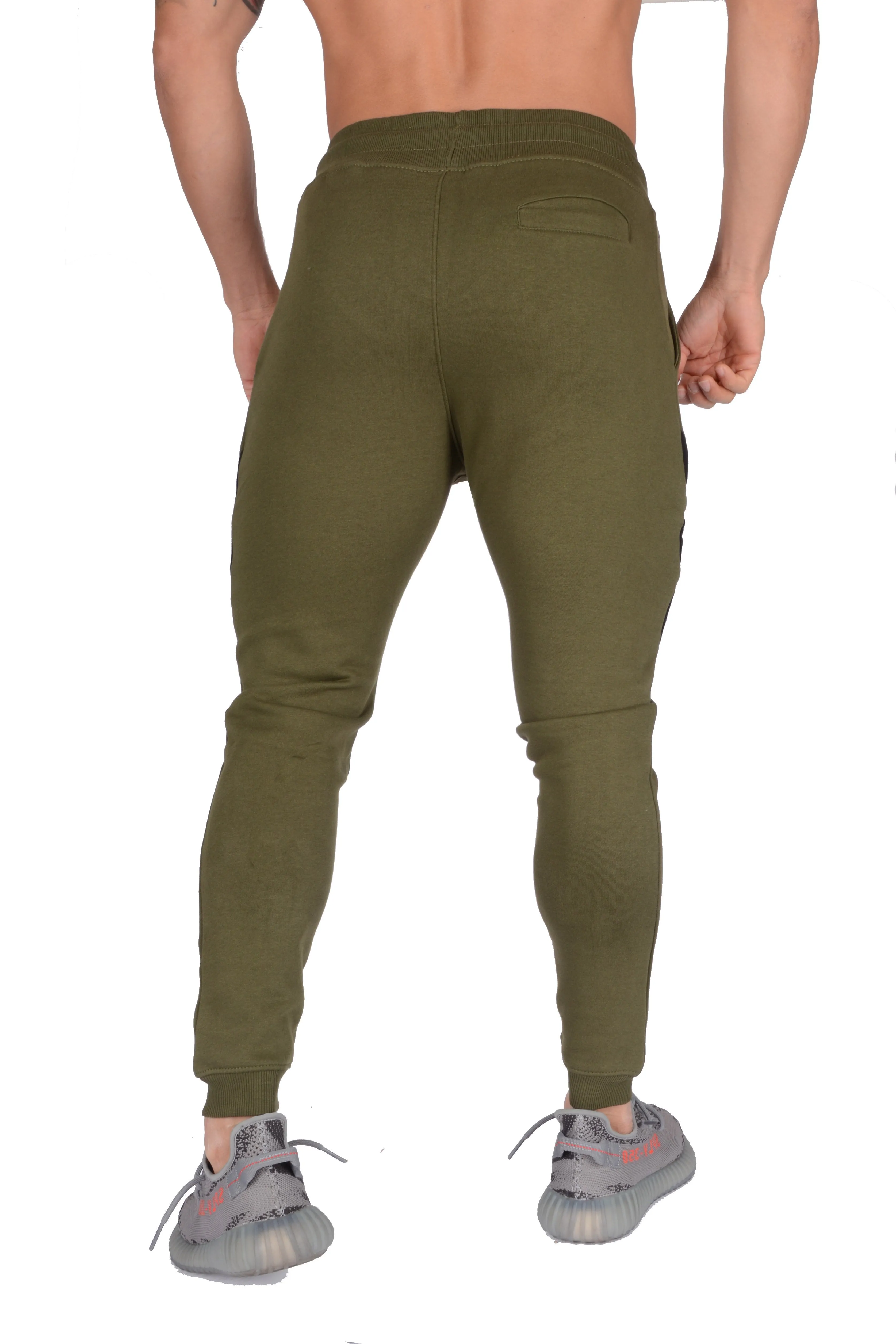 YoungLA 3 Stripe Fitted Jogger Pants 221