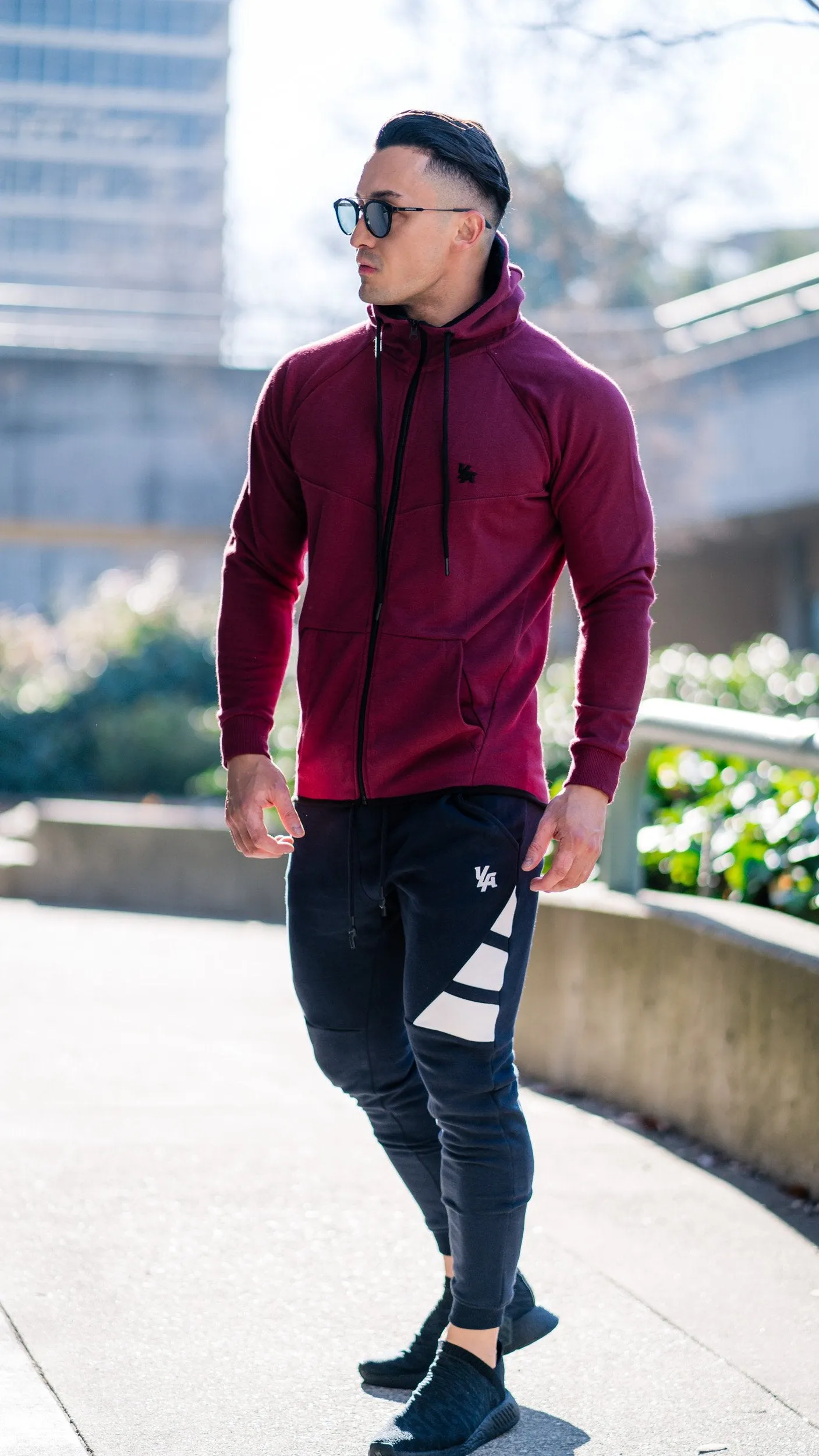 YoungLA 3 Stripe Fitted Jogger Pants 221