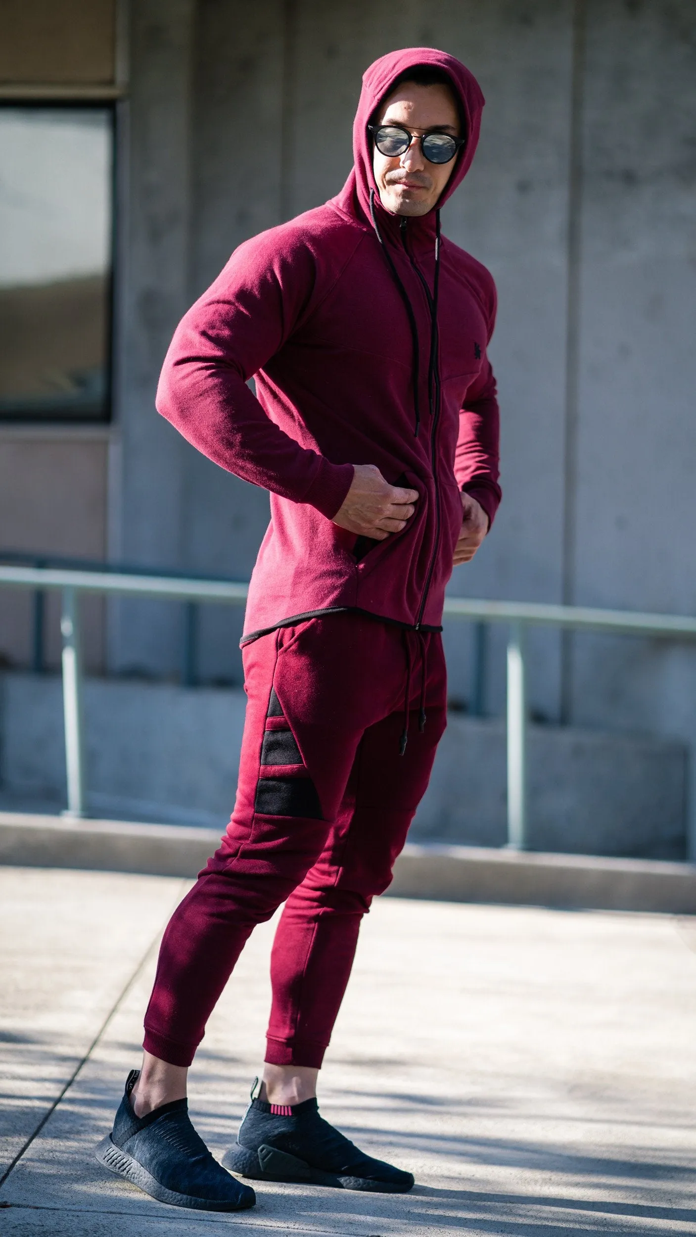 YoungLA 3 Stripe Fitted Jogger Pants 221
