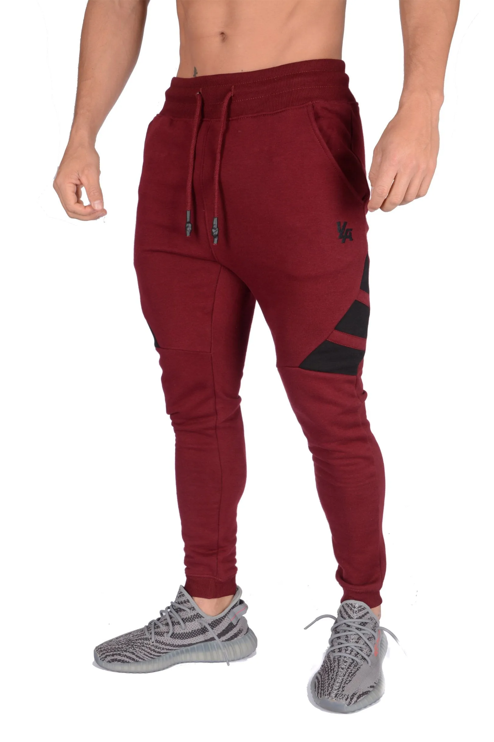 YoungLA 3 Stripe Fitted Jogger Pants 221