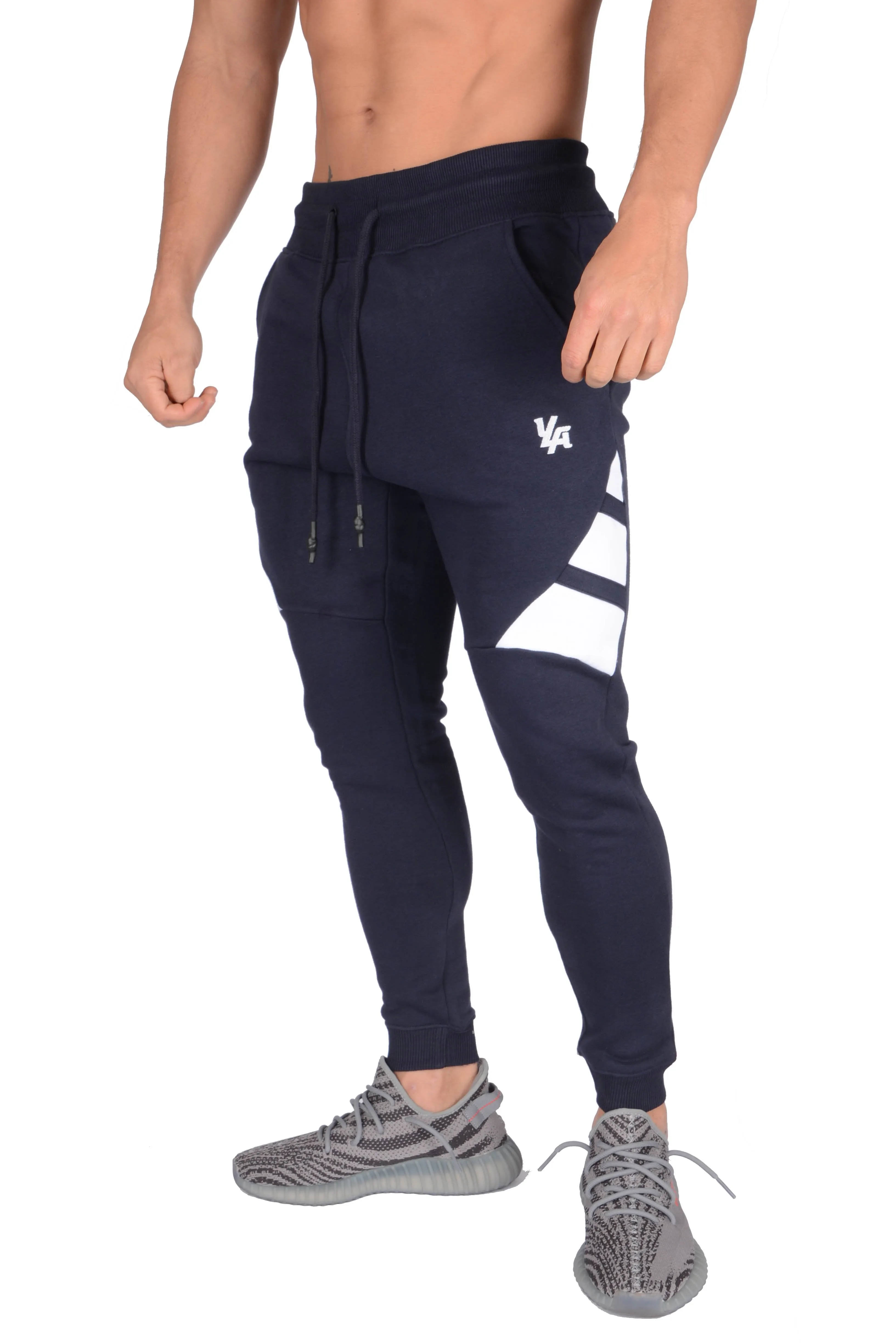 YoungLA 3 Stripe Fitted Jogger Pants 221
