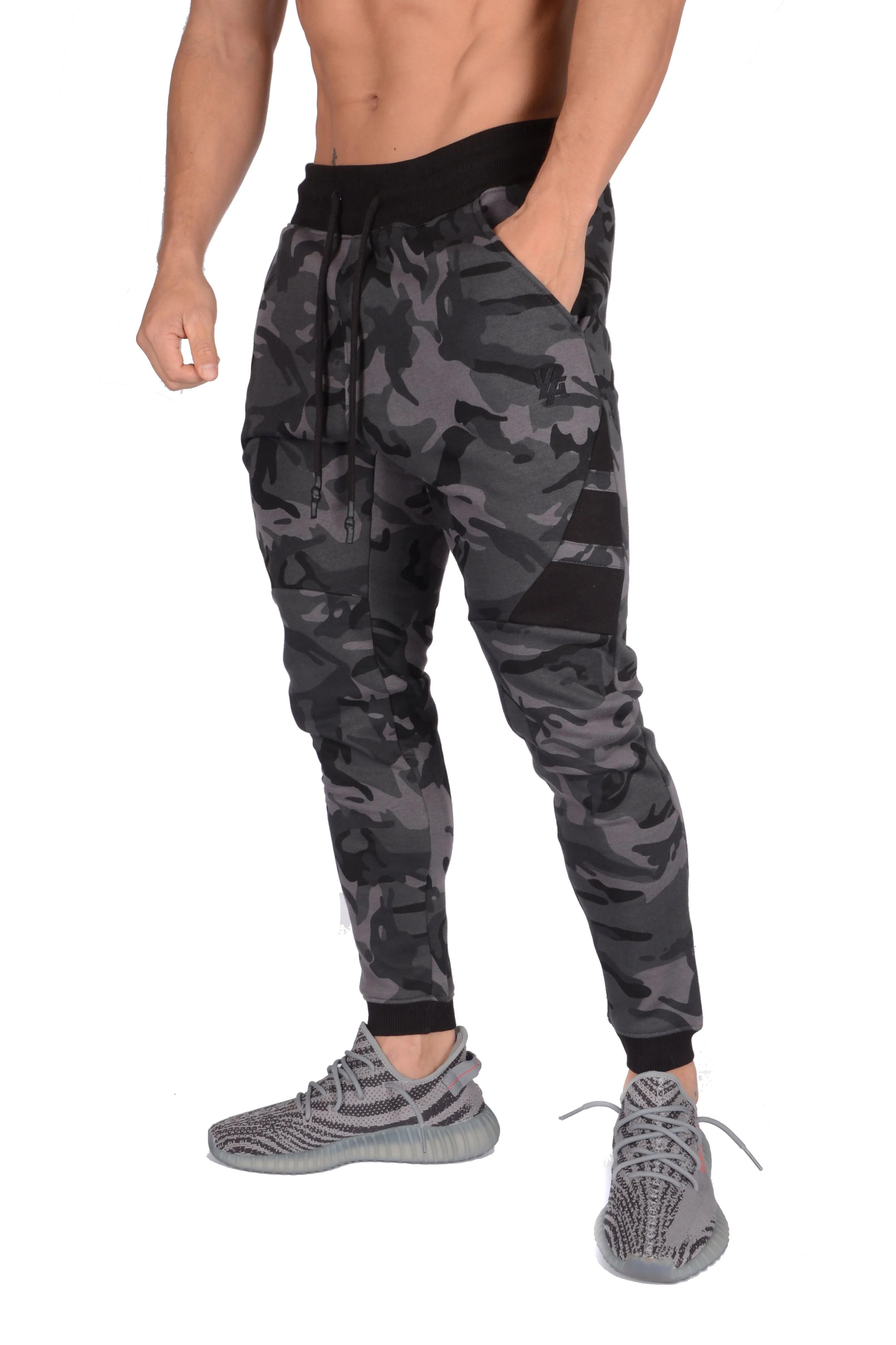 YoungLA 3 Stripe Fitted Jogger Pants 221