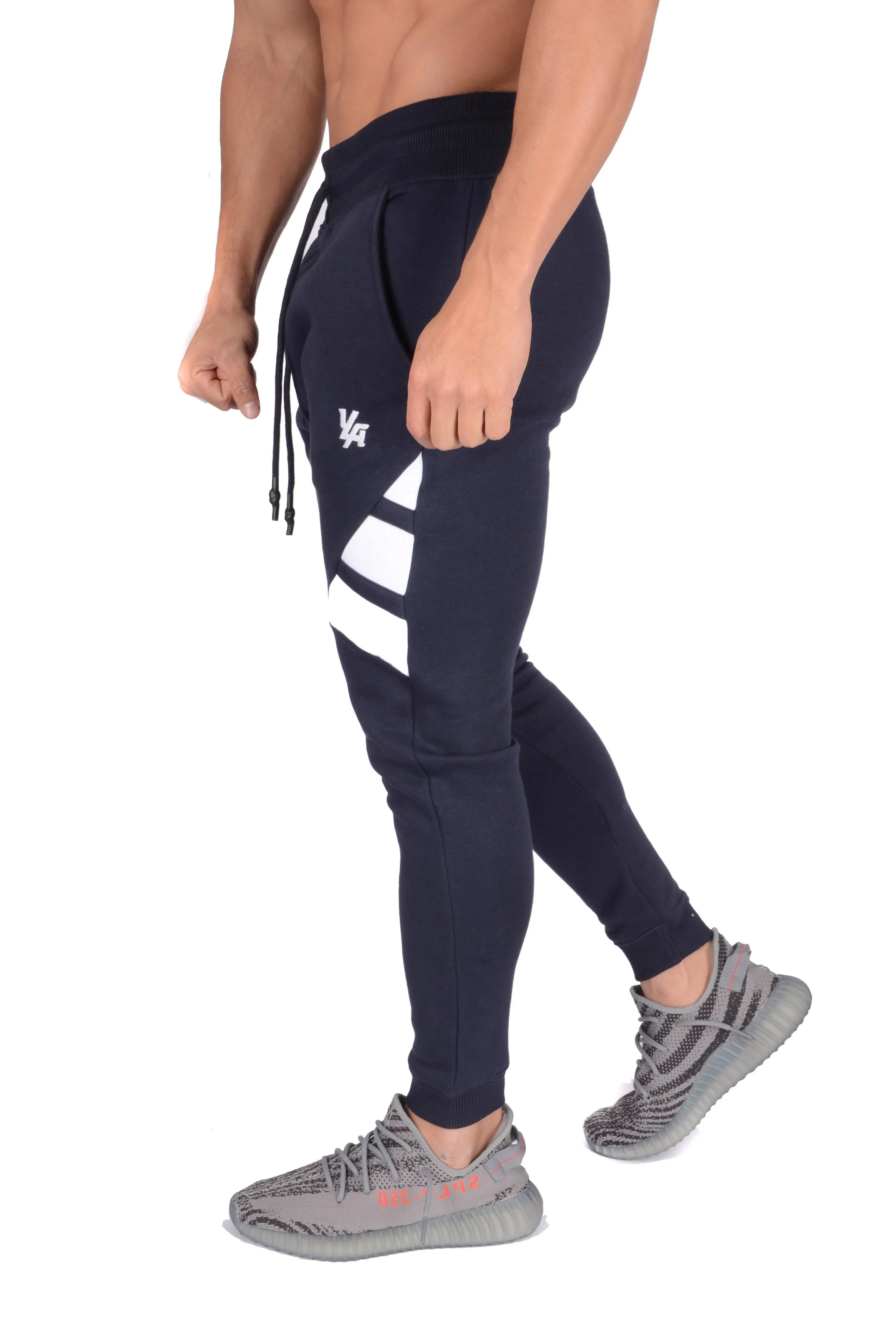 YoungLA 3 Stripe Fitted Jogger Pants 221