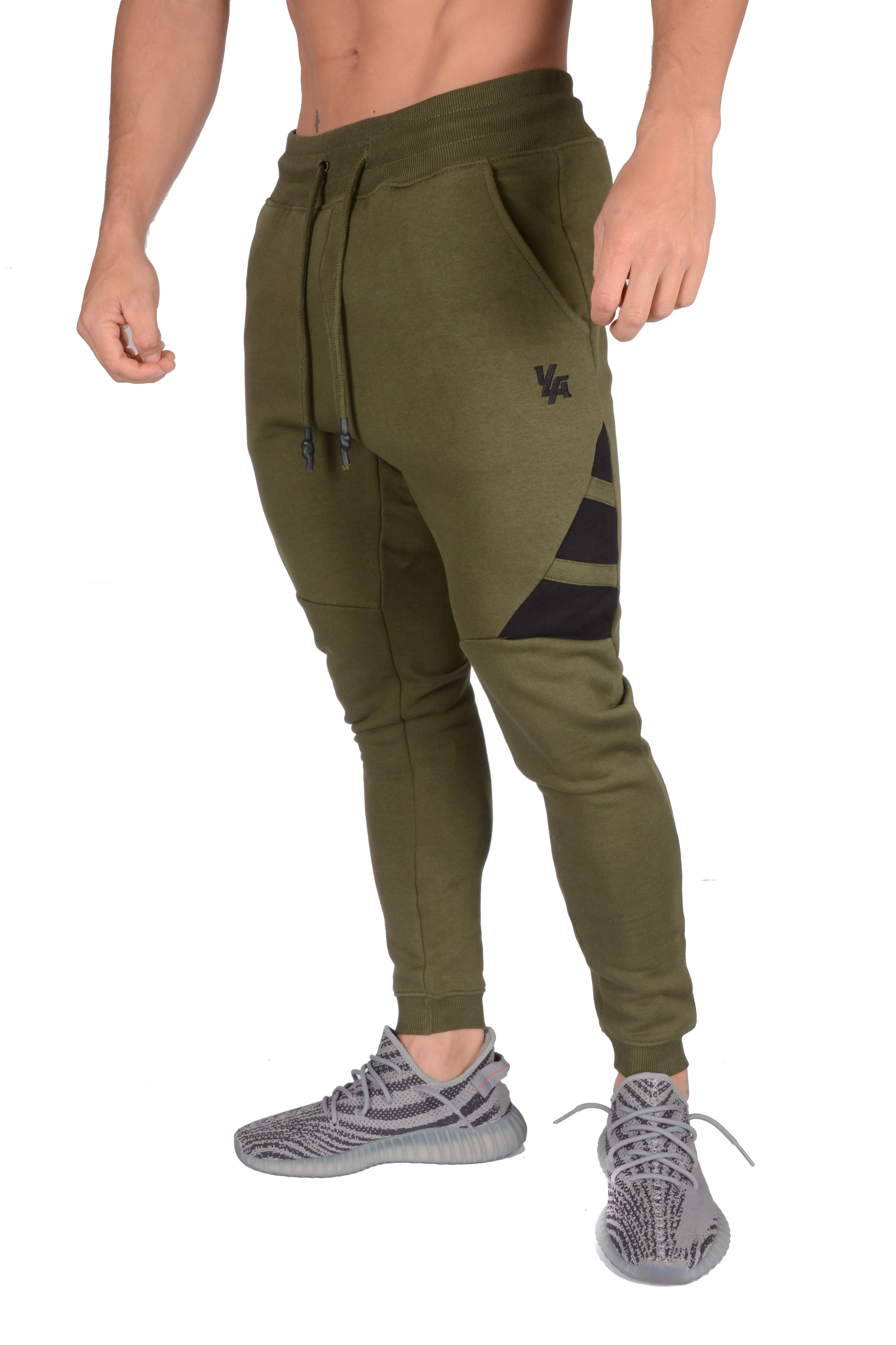 YoungLA 3 Stripe Fitted Jogger Pants 221